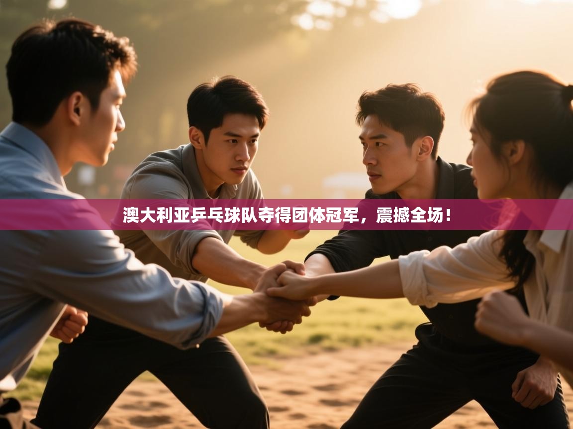 澳大利亚乒乓球队夺得团体冠军，震撼全场！  第2张